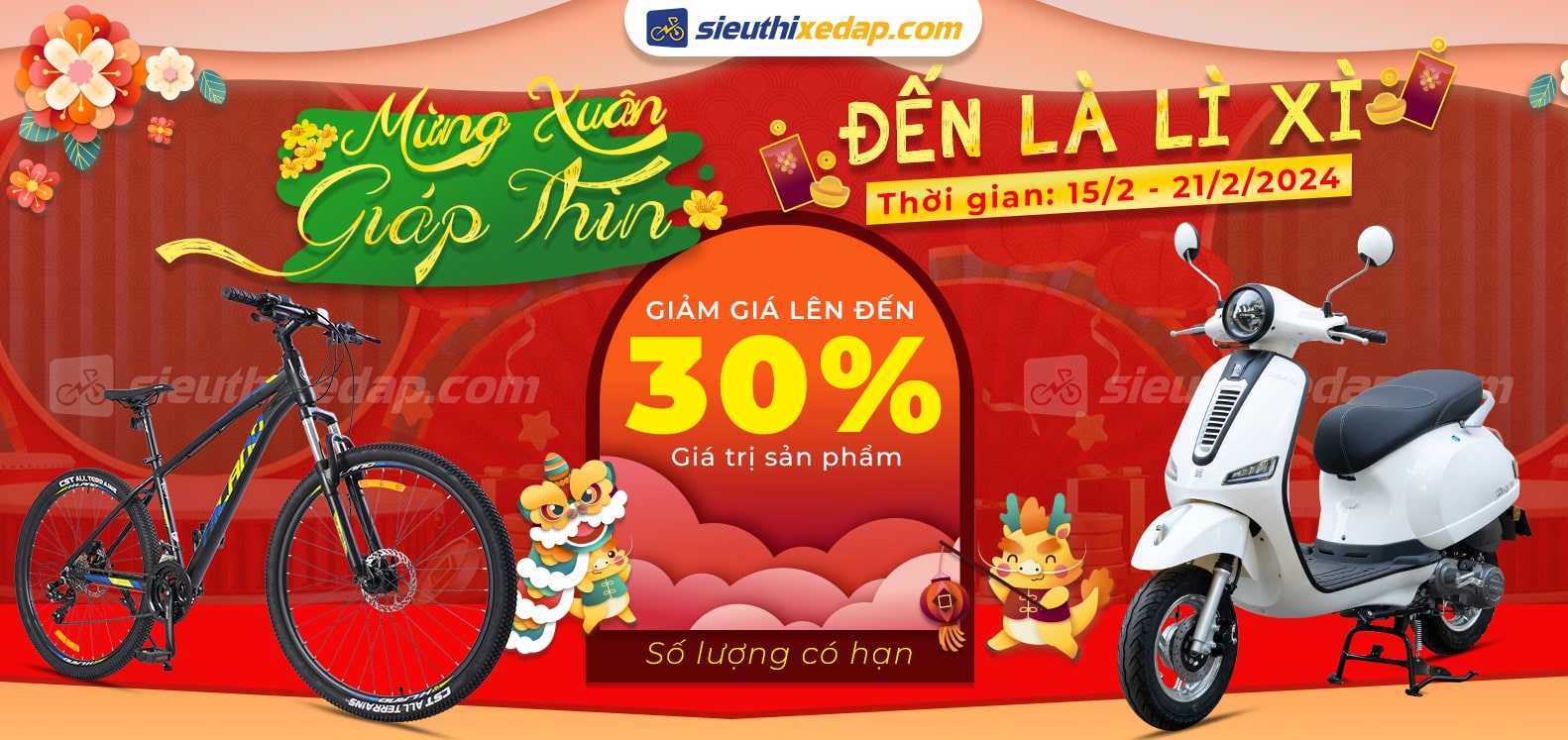 MỪNG XUÂN GIÁP THÌN - ĐẾN LÀ LÌ XÌ